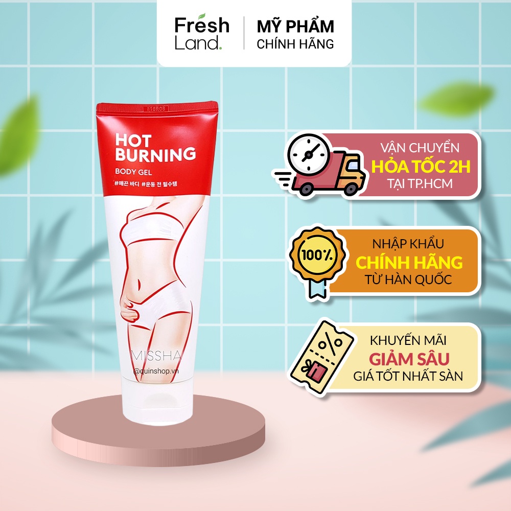 Kem tan mỡ bụng MISSHA Hot Burning 200ml