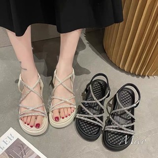 Sandal xuồng qccc dây quấn đá fullbox