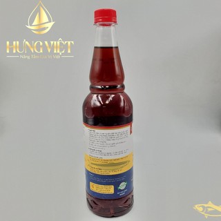 Nước chấm Cá Cơm Than 900ML HưngViệt - Nước mắm Cá Cơm Than