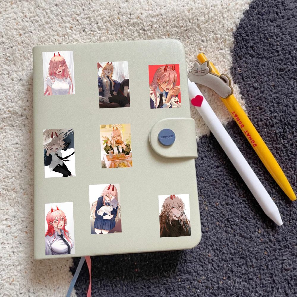 52 Cái Chainsaw Man POWER | Anime Sticker laptop trang trí trên tường