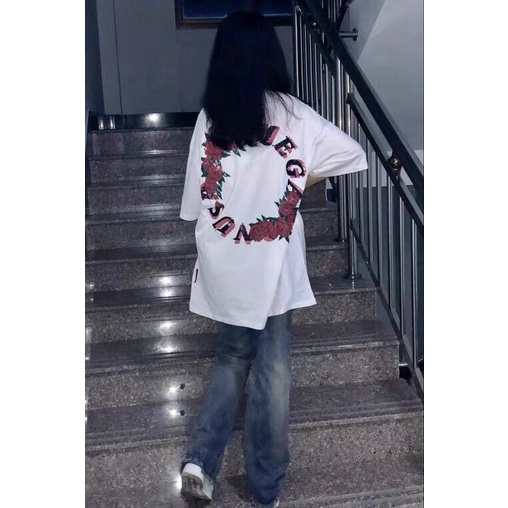 NRVP Áo Thun Unisex Mùa Hè Dáng Suông Tay Cộc Phong Cách Hàn Quốc Cho Nam Nữ