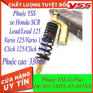 Phuộc YSS Thái Lan xe Click/Vario/Vision/Lead G-PLUS