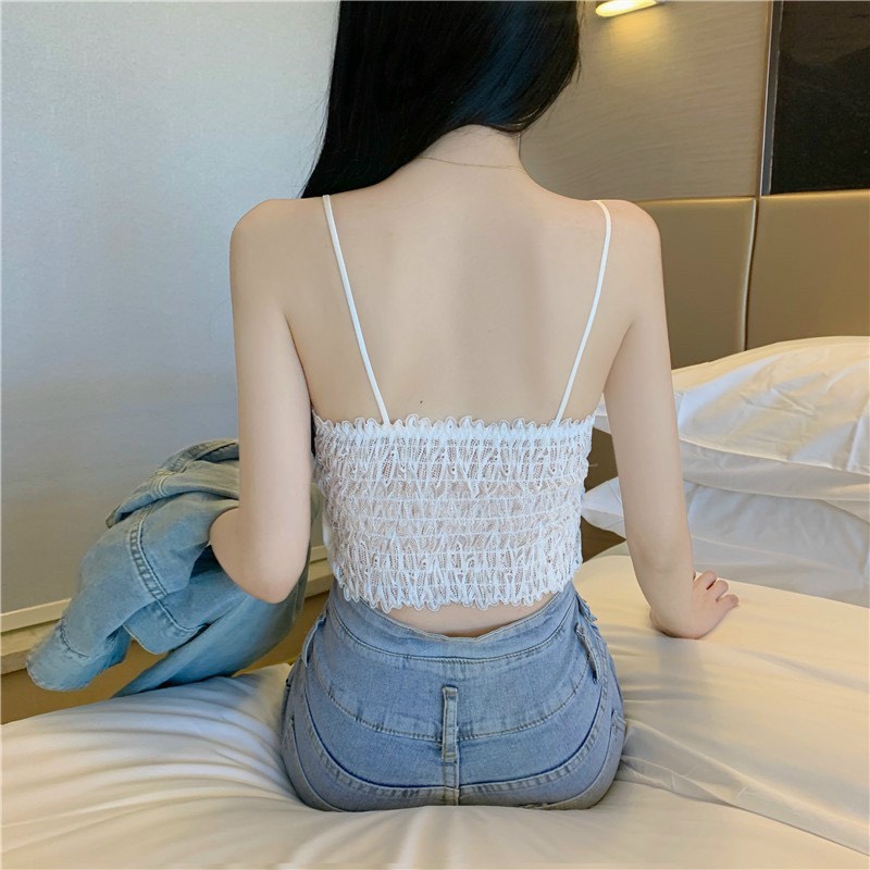 Áo Bra Nữ Chất Da Bóng Cá Tính Chun Lưng Thoáng Khí Hot Trend Sexy BB2235