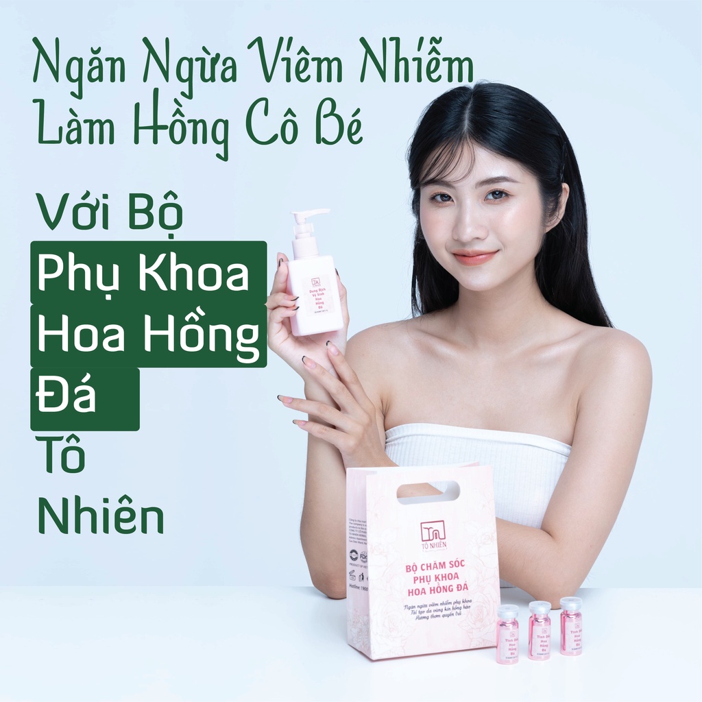 Dung dịch vệ sinh phụ nữ hồng mịn se khít Tô Nhiên giảm khí hư, ngứa an toàn cho cả mẹ bầu & sau sinh 130ml