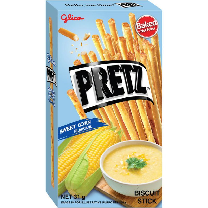 Bánh Snack Que Nướng Giòn GLICO PRETZ 31g