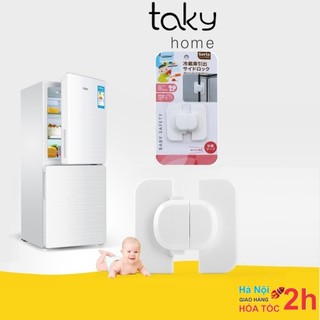 Khóa Chốt Cửa Tủ Lạnh An Toàn, Chốt Cánh Tủ Lạnh Giữ An Toàn Cho Bé, Nhỏ Gọn Tiện Dụng Trong Gia Đình. TakyHome 3106