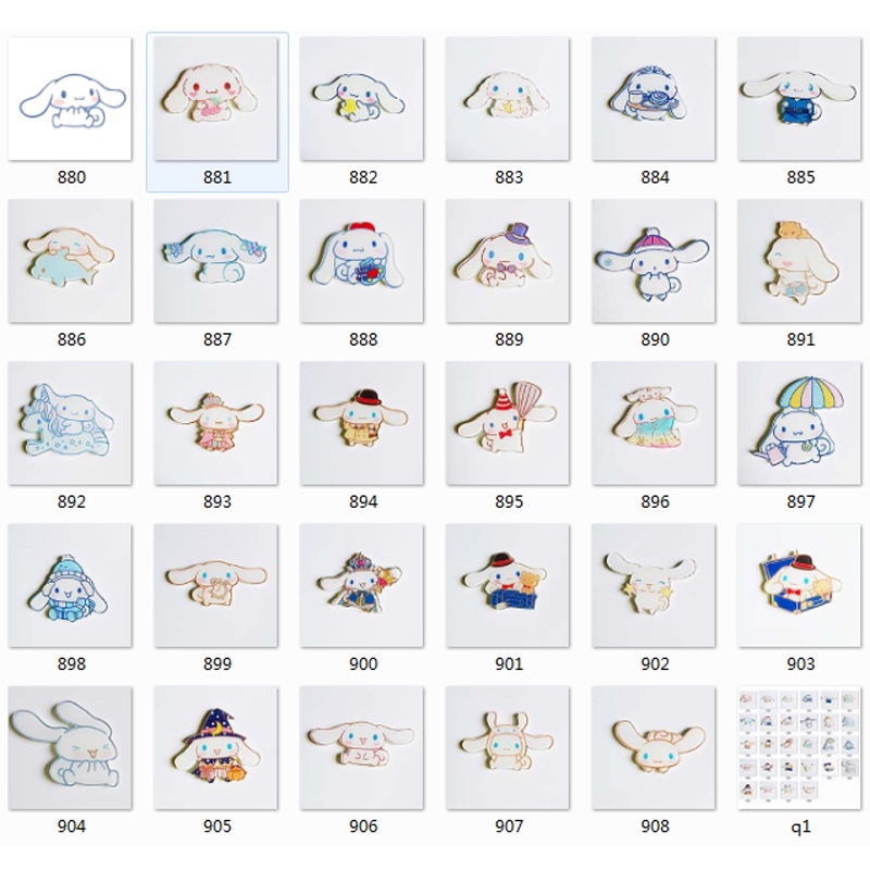 Ghim Cài Thỏ Trắng Dễ Thương, Huy Hiệu Acrylic, Pin Cài Áo, Trâm Cài Balo Đi Học Cực Cute Mẫu Tự Chọn MIRA-GC00810