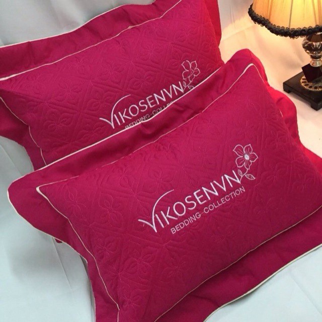 Combo 2 vỏ gối thêu Sunzin Satin kích thước 45x65cm