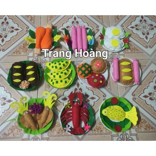 Đĩa thức ăn vải nỉ bền đẹp