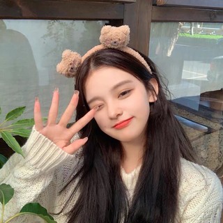 Băng đô cài tóc gấu nâu, gấu trắng cute BD18