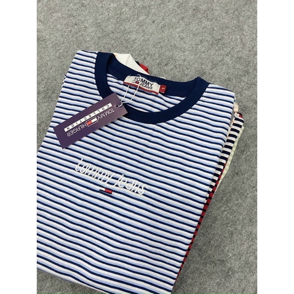 ÁO THUN SỌC TAY NGẮN