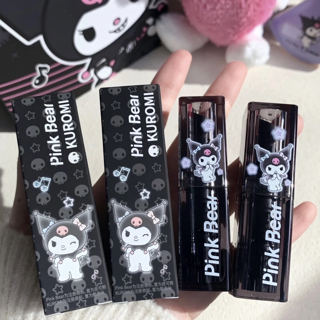 Son Môi Màu Hồng Gấu x kuromi x melody 1.0