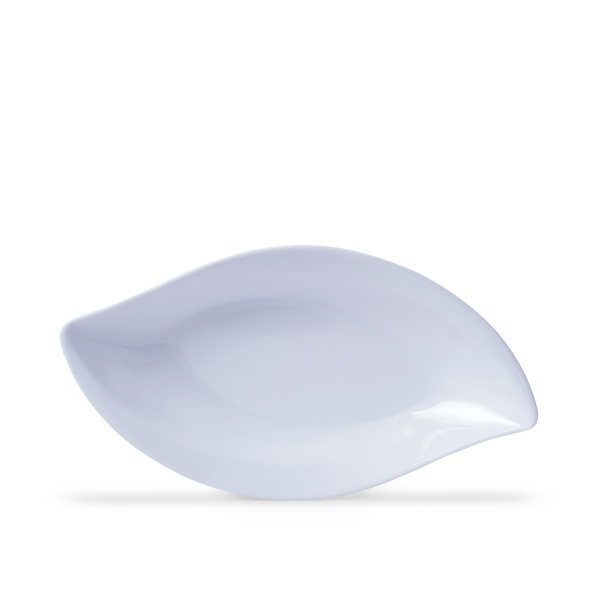 Dĩa hình lá dài nhựa Melamine nhiều màu