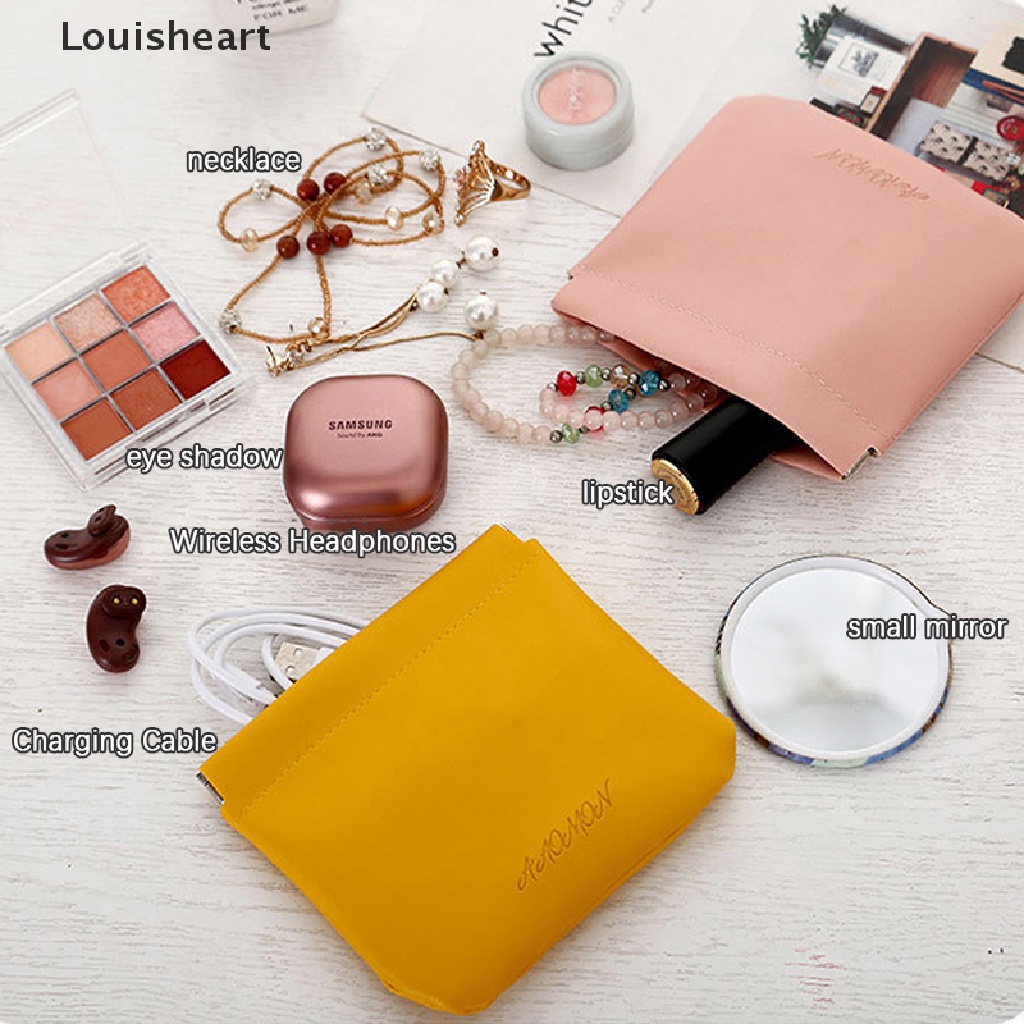 Ví Da Louisheart Mini Mềm Mại Đựng Tiền / Thẻ Tiện Dụng Cho Nữ