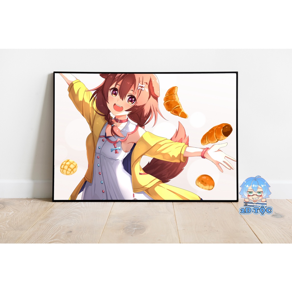 Ảnh Poster A3 Chất Lượng Chuẩn Inugami Korone (10) Hololive – Tranh Dán Tường 2D Tộc Shop