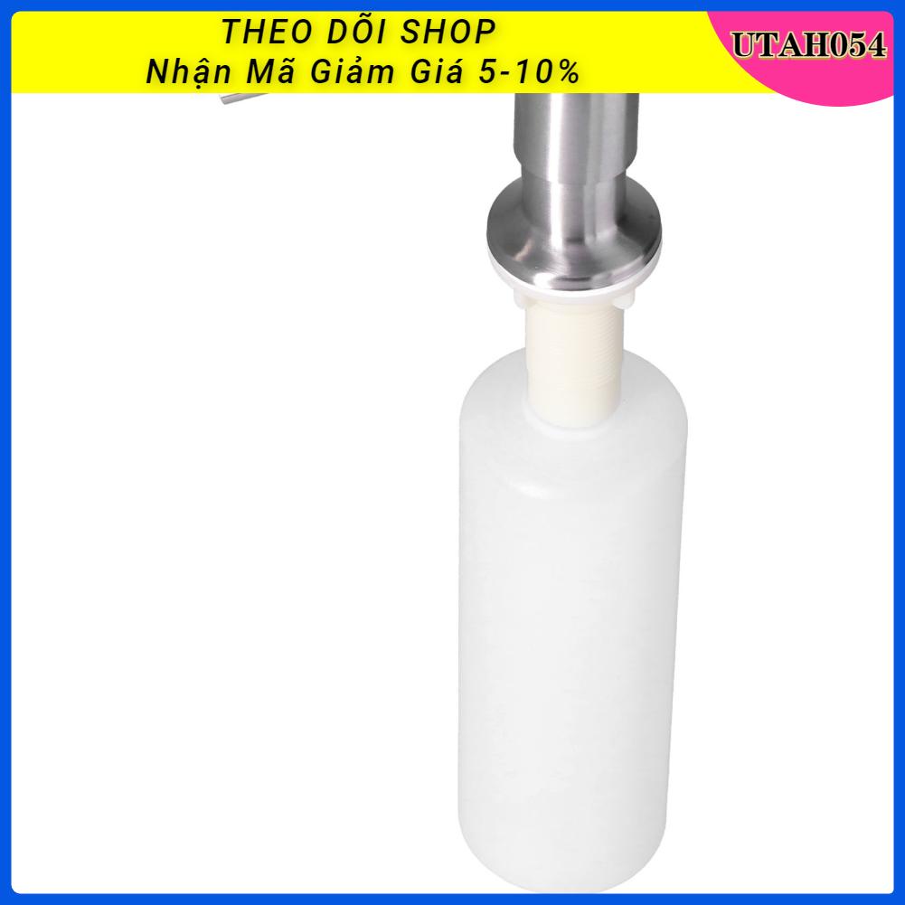 Bình Đựng Xà Phòng Dạng Nhấn 300ML Bằng Thép Không Gỉ Tiện Dụng Cho Nhà Bếp /