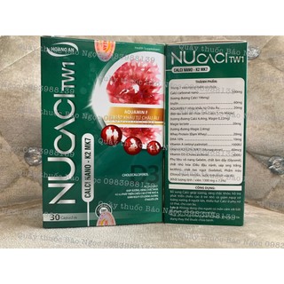 Viên uống bổ sung calci nucaci tw1 calci nano - k2 mk7