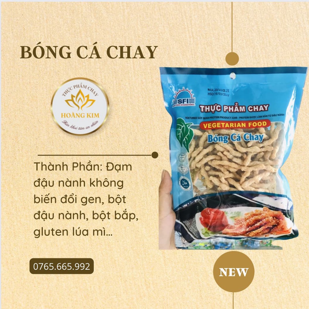 [100gr] Bóng cá chay loại ngon, thực phẩm chay