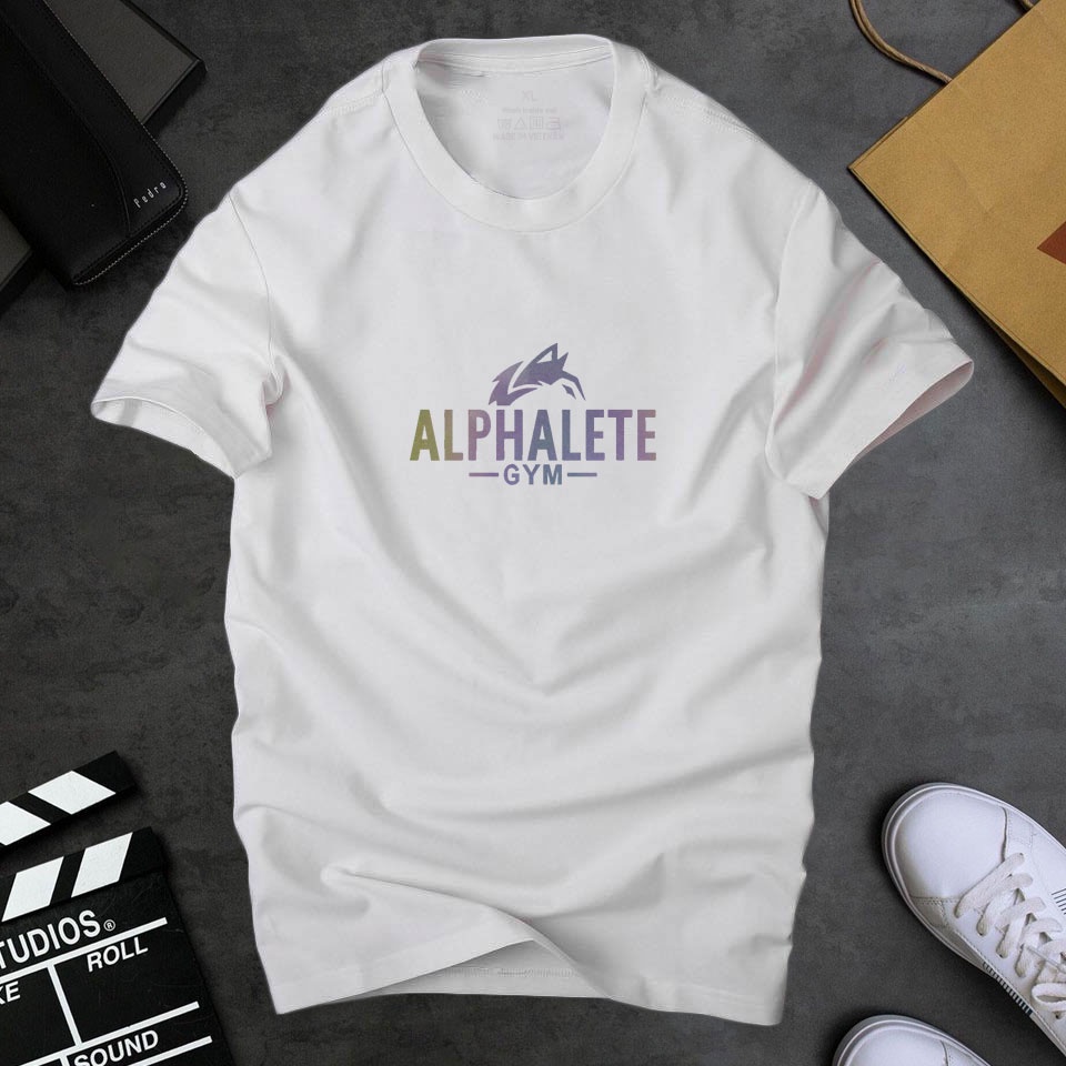 Áo Phông Nam cổ tròn Alphalete phản quang 7 màu đẹp ,chất vải cotton dày dặn co giãn tốt | ur sport