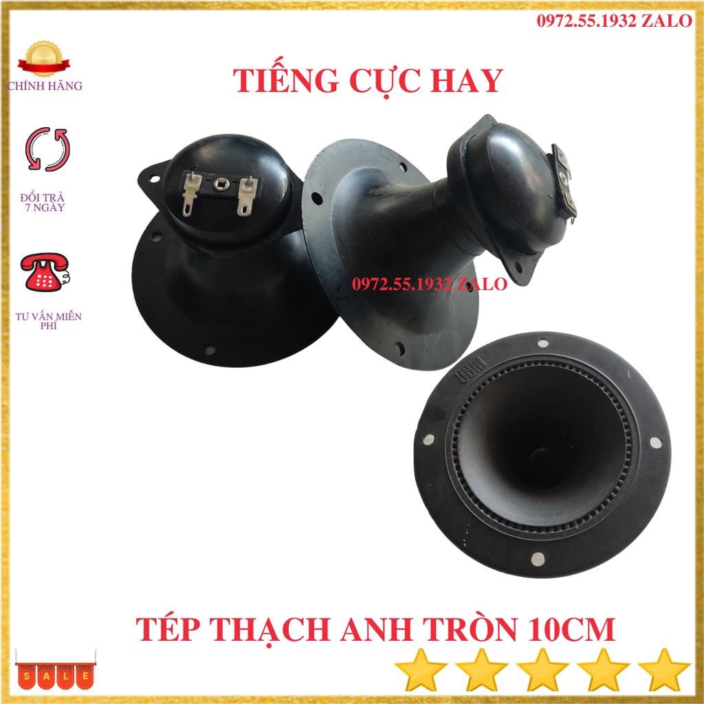 Giá 2 chiếc loa treble thạch anh tròn toàn vành loa 10cm siêu hay