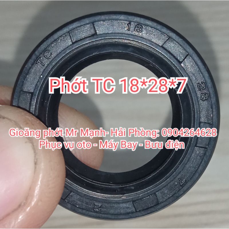 Phớt TC 18*28*7 , 18x28x7