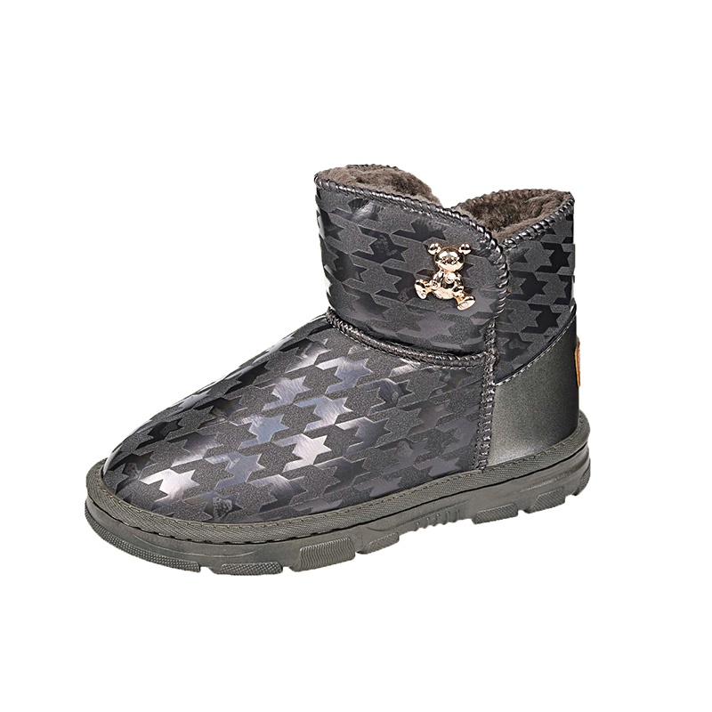 Giày Bốt Đi Tuyết Chống Trượt Chống Thấm Nước Giữ Ấm Cho Nữ