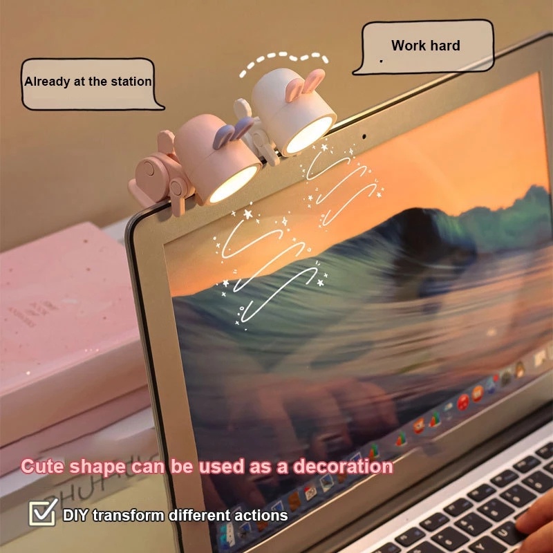 Đèn Ngủ LED Hình Động Vật Mini Dễ Thương Gấp Gọn Trang Trí Phòng Khách / Bé