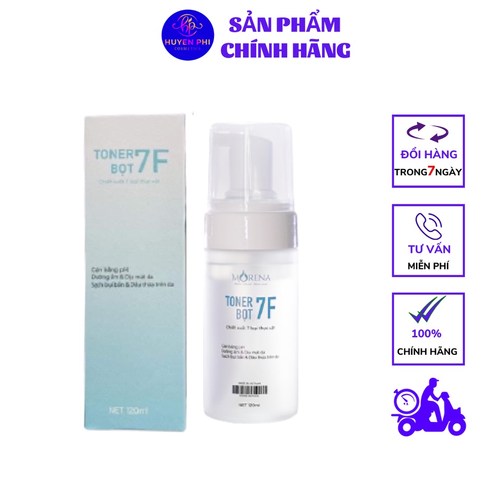Toner 7F Huyền Phi Cân Bằng PH Cấp Ẩm - Làm Sạch Bụi Bẩn Dầu Thừa Cho Da - Ngăn Ngừa Lão Hóa