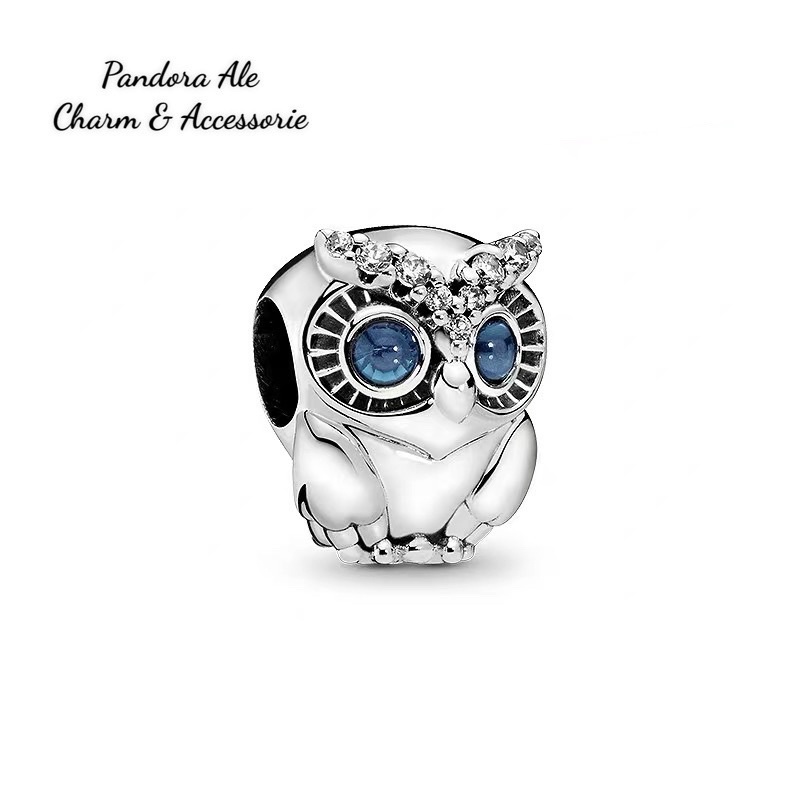 CHARM PAN ALE HÌNH CON CÚ MÈO BẠC S925