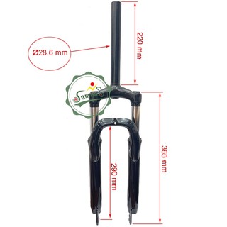 Phuộc nhún cho xe đạp MTB cổ thả