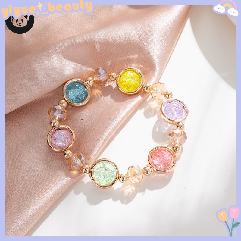 Vòng Tay Chuỗi Hạt Pha Lê Đáng Yêu Thời Trang Hàn Quốc Cho Nữ CFH HB