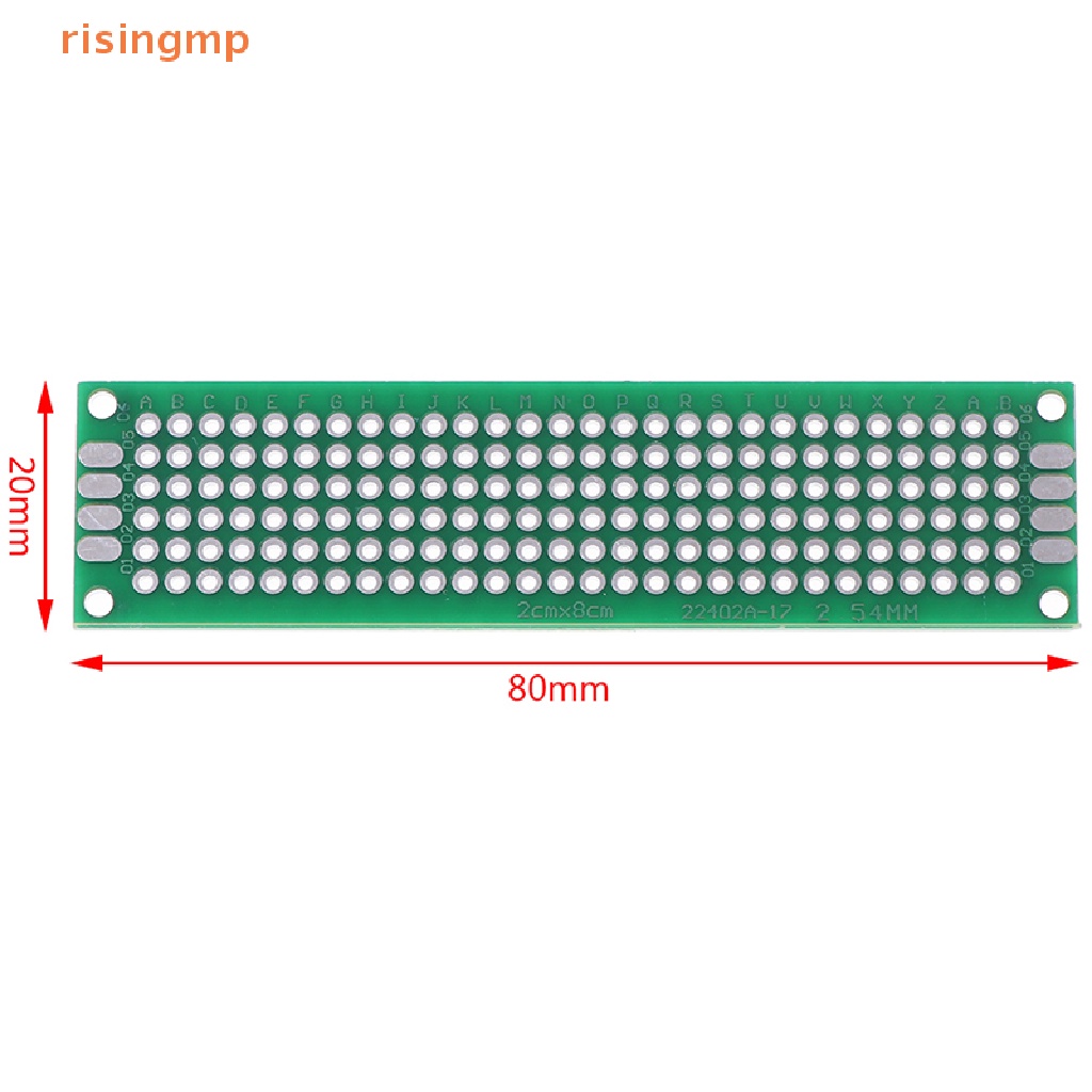 Set 5 Bảng Mạch PCB Hai Mặt 2x8cm Chuyên Dụng