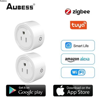 Aubess aubess tuya zigbee ổ cắm thông minh là kết nối trực tiếp với alexa tuya và các zigbee cửa ngõ thông minh wifi điều khiển