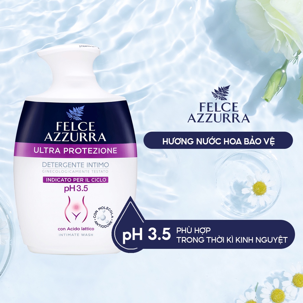 Dung Dịch Vệ Sinh Phụ Nữ FELCE AZZURRA Hương Nước Hoa Xuất Xứ Ý 250ml