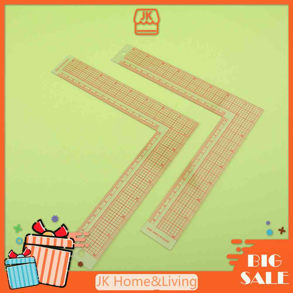 Thước Nhựa Hình Chữ L Chuyên Dụng Khi May Vá