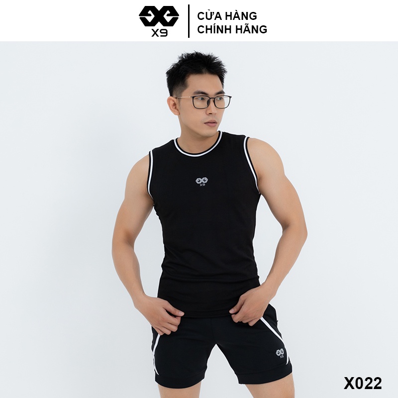 Áo Tanktop 3 Lỗ Nam Bo Full Viền Tập Gym Chạy Bộ Thể Thao - X9 Sportswear - X022