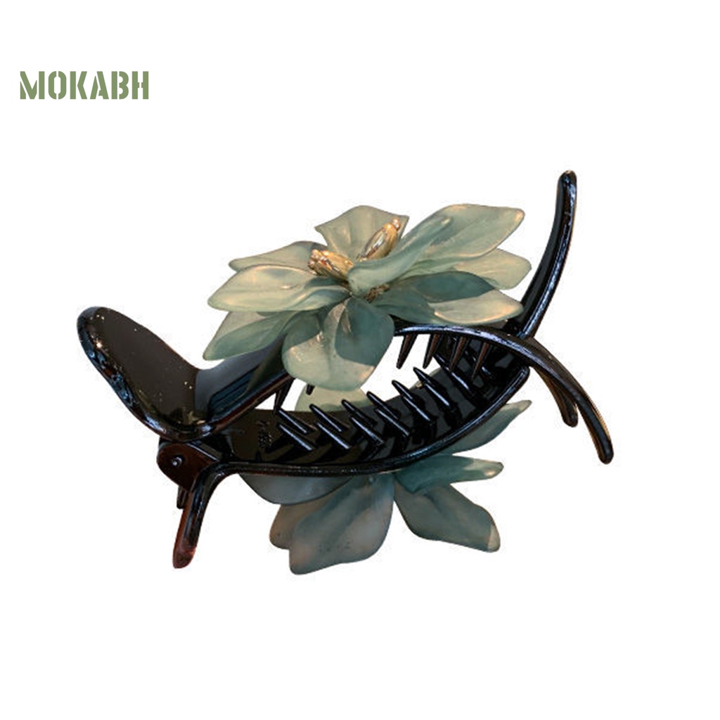 Kẹp Tóc Càng Cua Bằng Acrylic Màu Sắc Tươi Sáng Chống Rơi Phong Cách Hàn Quốc Cho Nữ