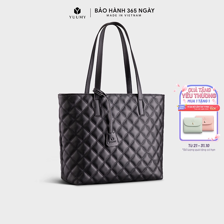 Túi xách da nữ phối charm trang trí Yuumy Seasand YTX28