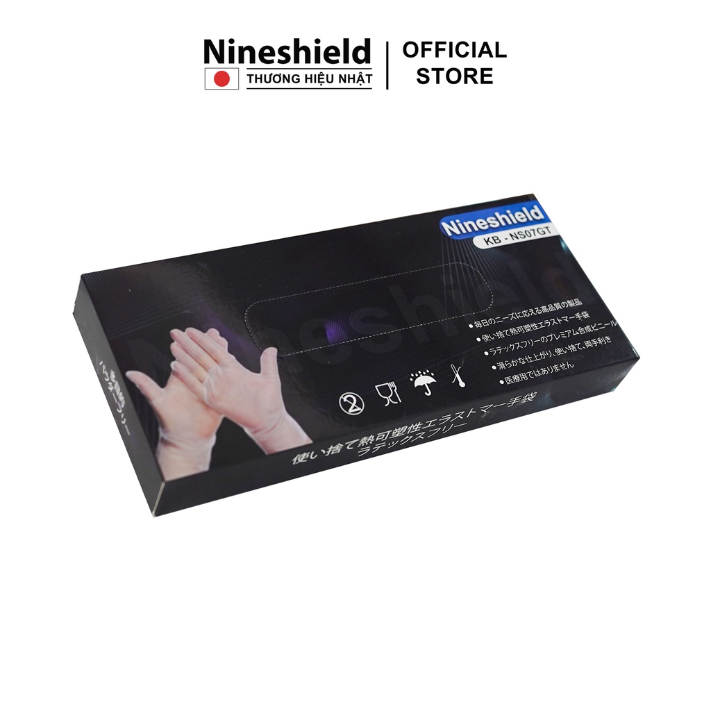 Hộp 100 găng tay đa năng Nineshield KB NS07GT [Mã BMLTB200 giảm đến 100K đơn 499K]