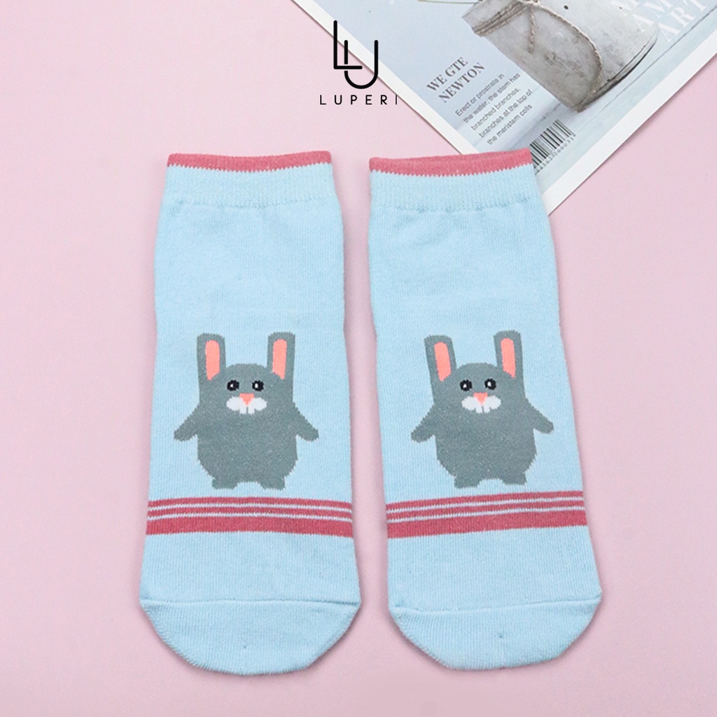 Tất Trẻ Em Từ 3 Đến 5 Tuổi Luperi Chất Liệu Cotton Co Giãn Thấm Hút Mồ Hôi Kháng Khuẩn An Toàn Cho Da Bé Sp24