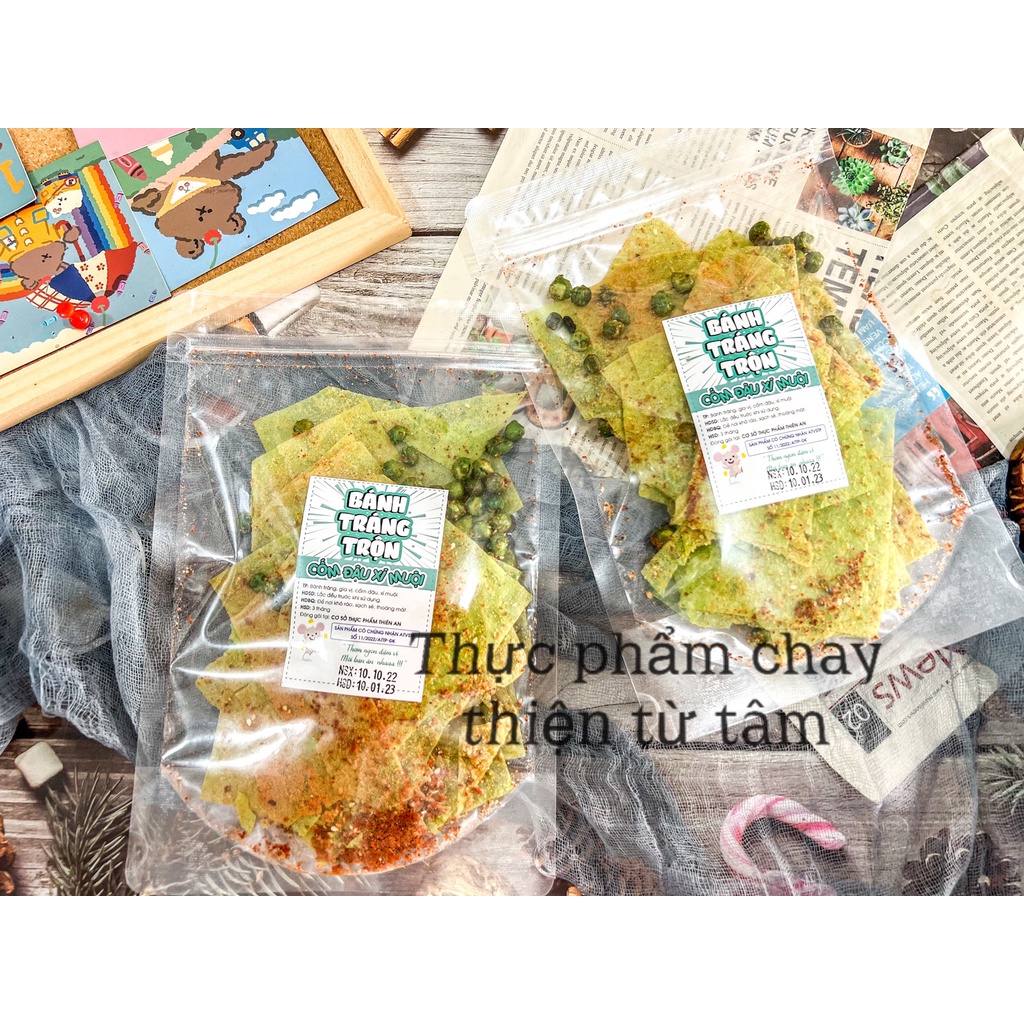 Bánh Tráng Trộn Chay THIỆN TỪ TÂM Nhiều Vị Ăn Vặt Chay