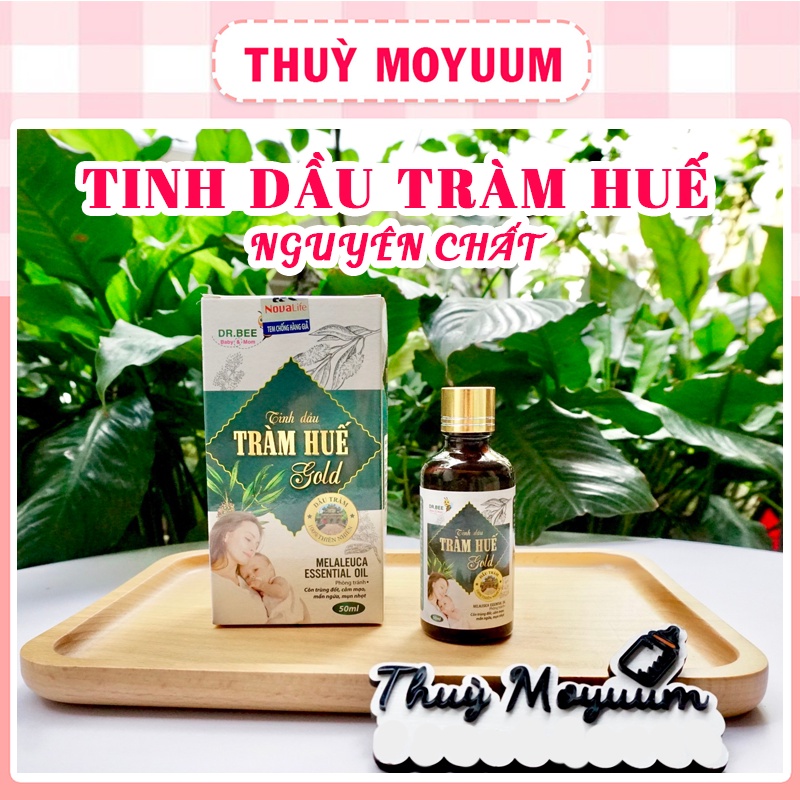 Tinh dầu tràm Huế Gold chính hãng - Chăm sóc sức khỏe mẹ và bé 50ml