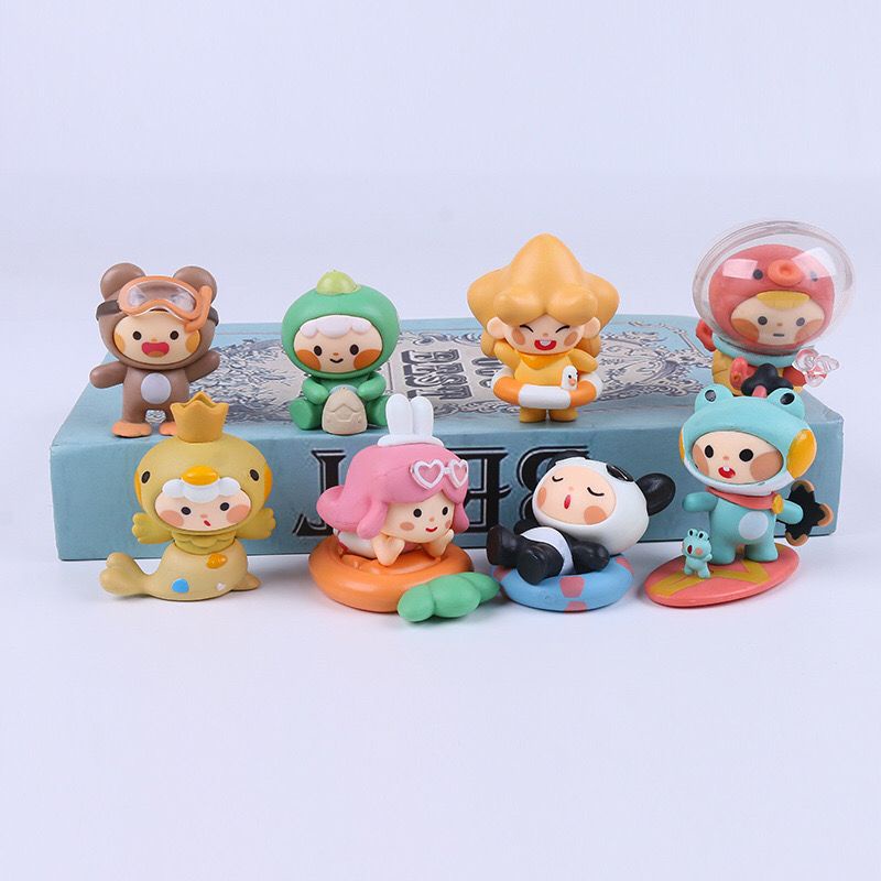 Mô Hình Búp Bê Anime Mini Dễ Thương Dùng Làm Quà Tặng