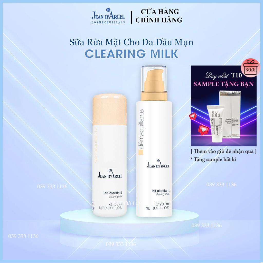 Sữa rửa mặt cho da dầu mụn Jean D'Arcel_Jean Darcel Clearing milk