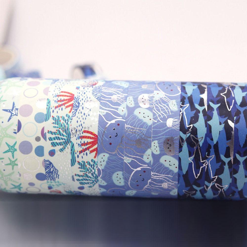 CHOOKEY 10 Cuộn Băng Keo Dán Trang Trí Sổ Tay Thời Trang