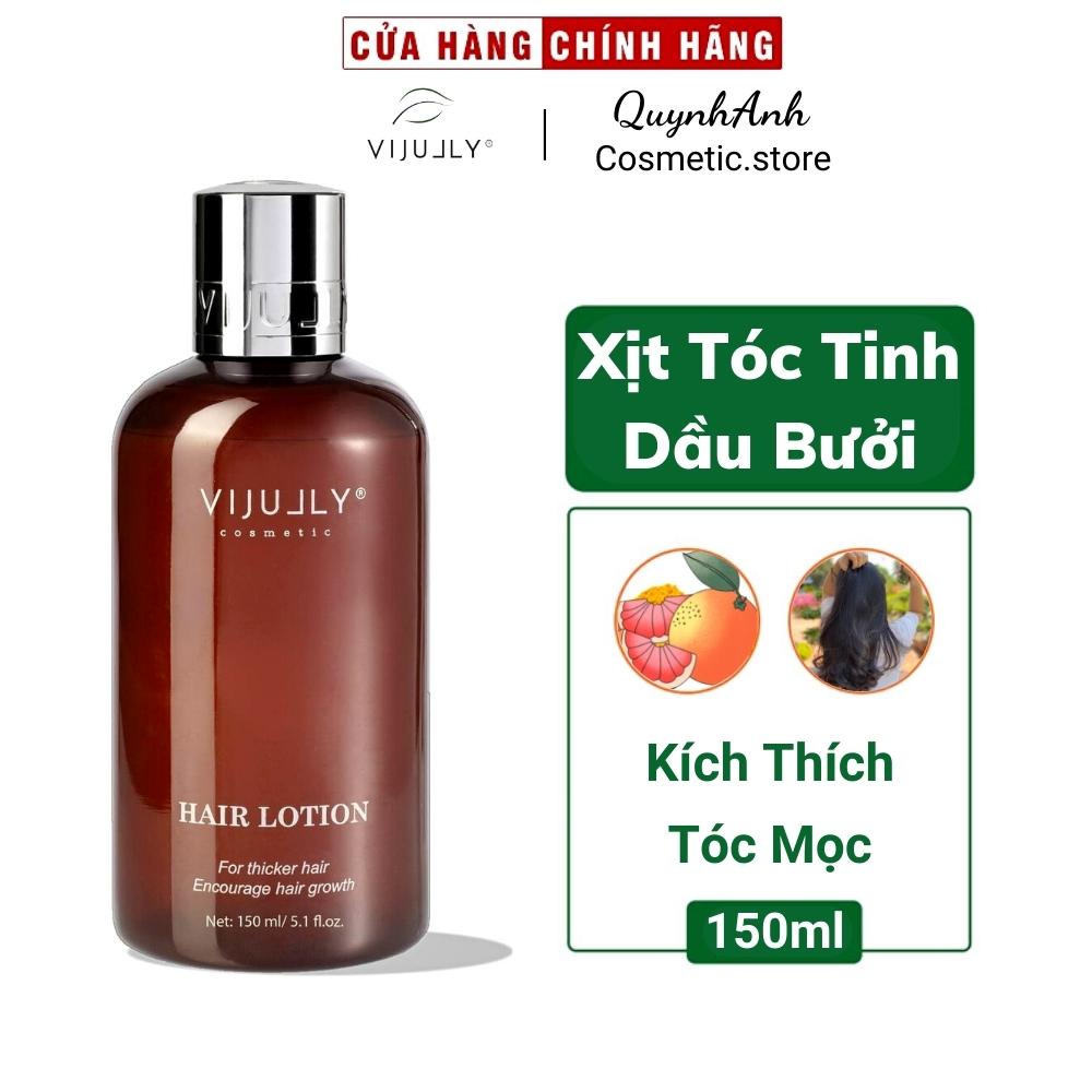 Xịt Tinh Dầu Bưởi Hair lotion 150ml Chính Hãng ViJully Cosmetic Ngăn Rụng Kích Thích Dưỡng Mọc Tóc Nhanh Dài Tự Nhiên