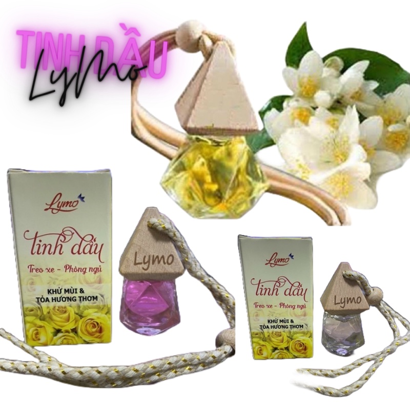 Tinh dầu LYMO treo xe ô tô, treo tủ quần áo, treo phòng khử mùi hương dịu nhẹ, tự nhiên