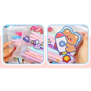 Túi zip đựng bút viết siêu cute