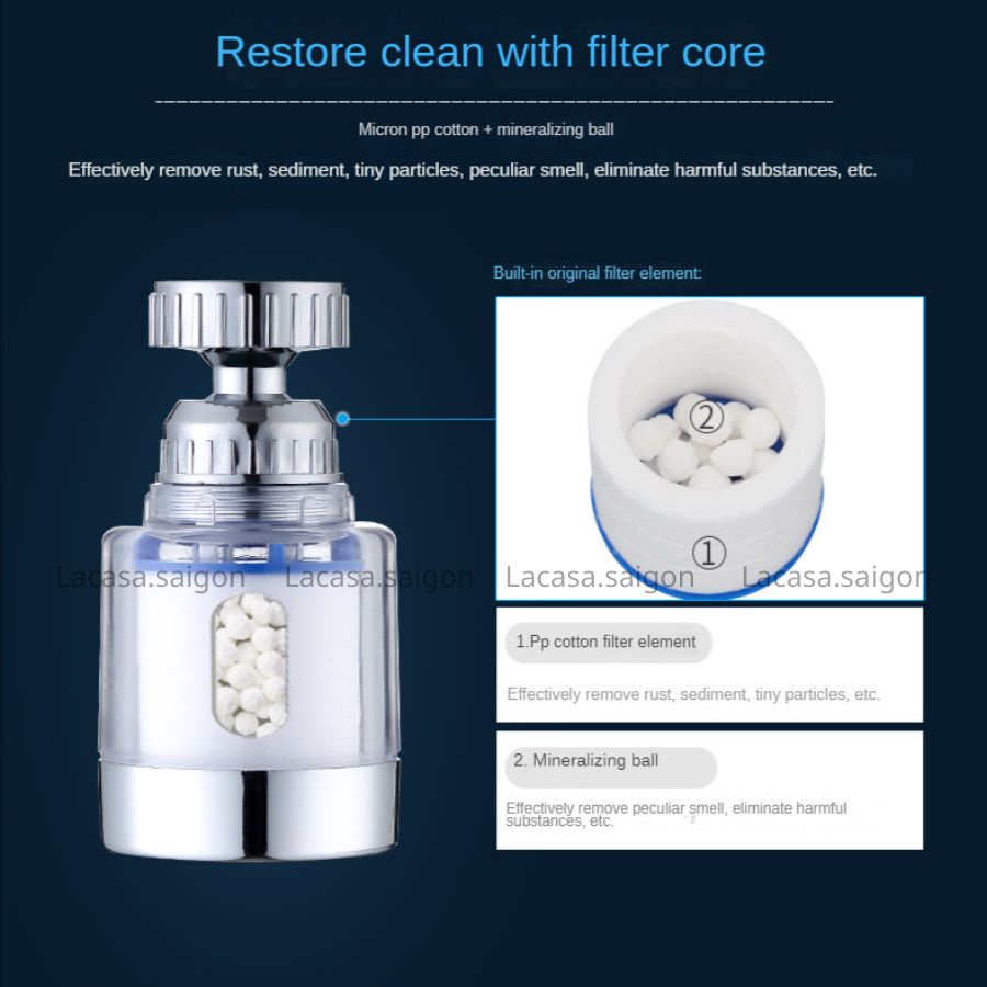 Đầu lọc nước tại vòi  Water Faucet Tap Purifier Filter