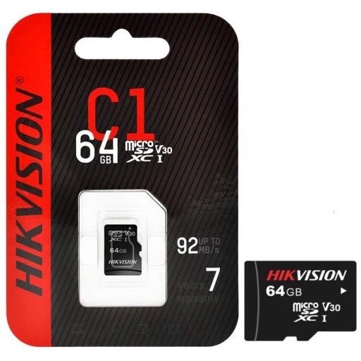 (Kèm Adapter)- Thẻ Nhớ HIKVISION MicroSDHC 32GB/64GB/Kèm Adapter 92MB/S -BH 60 Tháng 1 đổi 1 -Chính Hãng | BigBuy360 - bigbuy360.vn